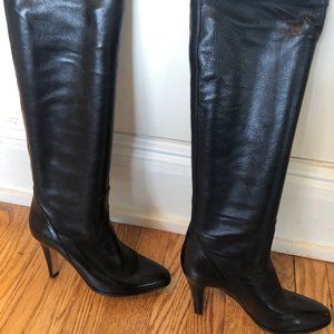 Cole Haan w/ Nike Air Black Leather Boots Size 7